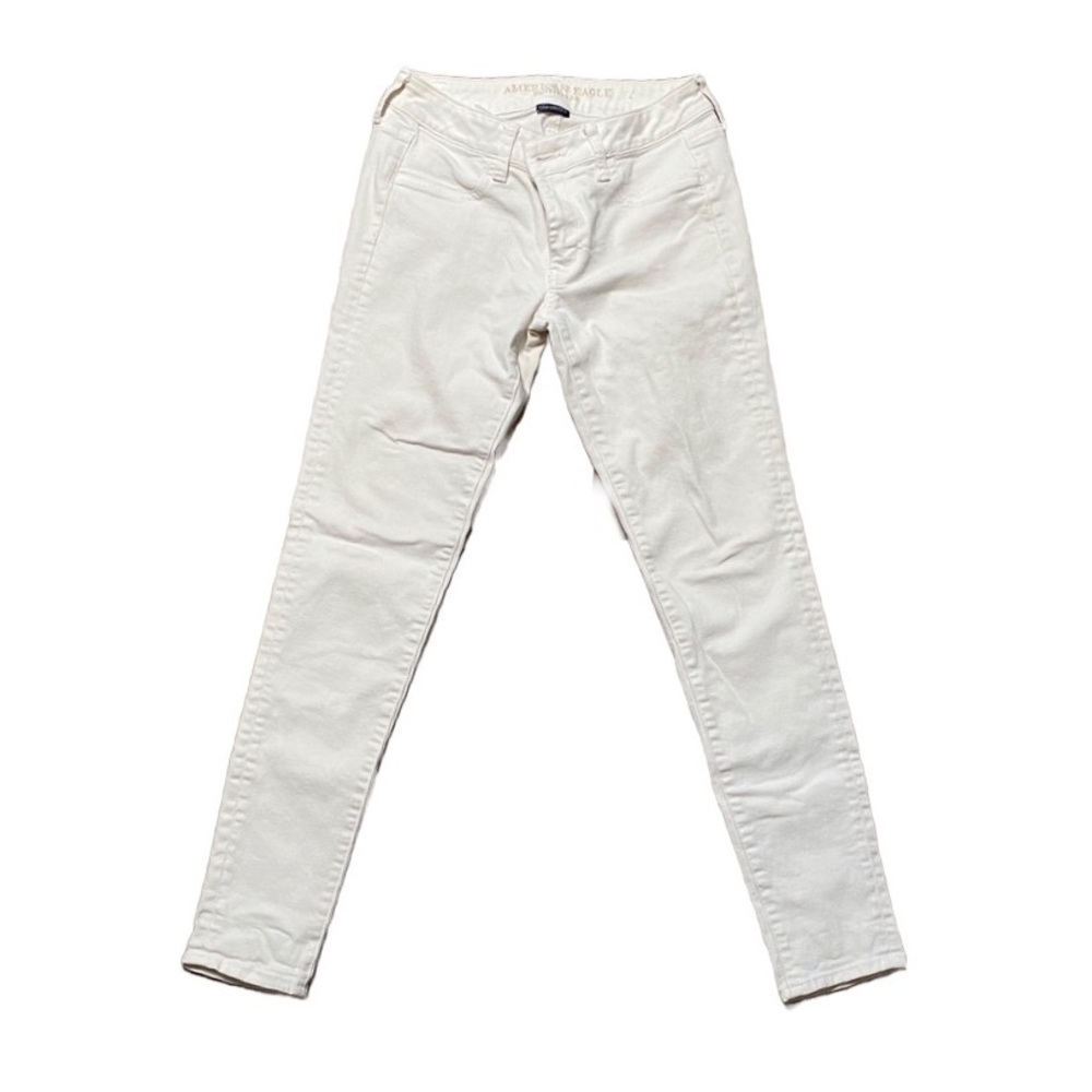 American Eagle Outfitters Super Stretch white jeans size 4